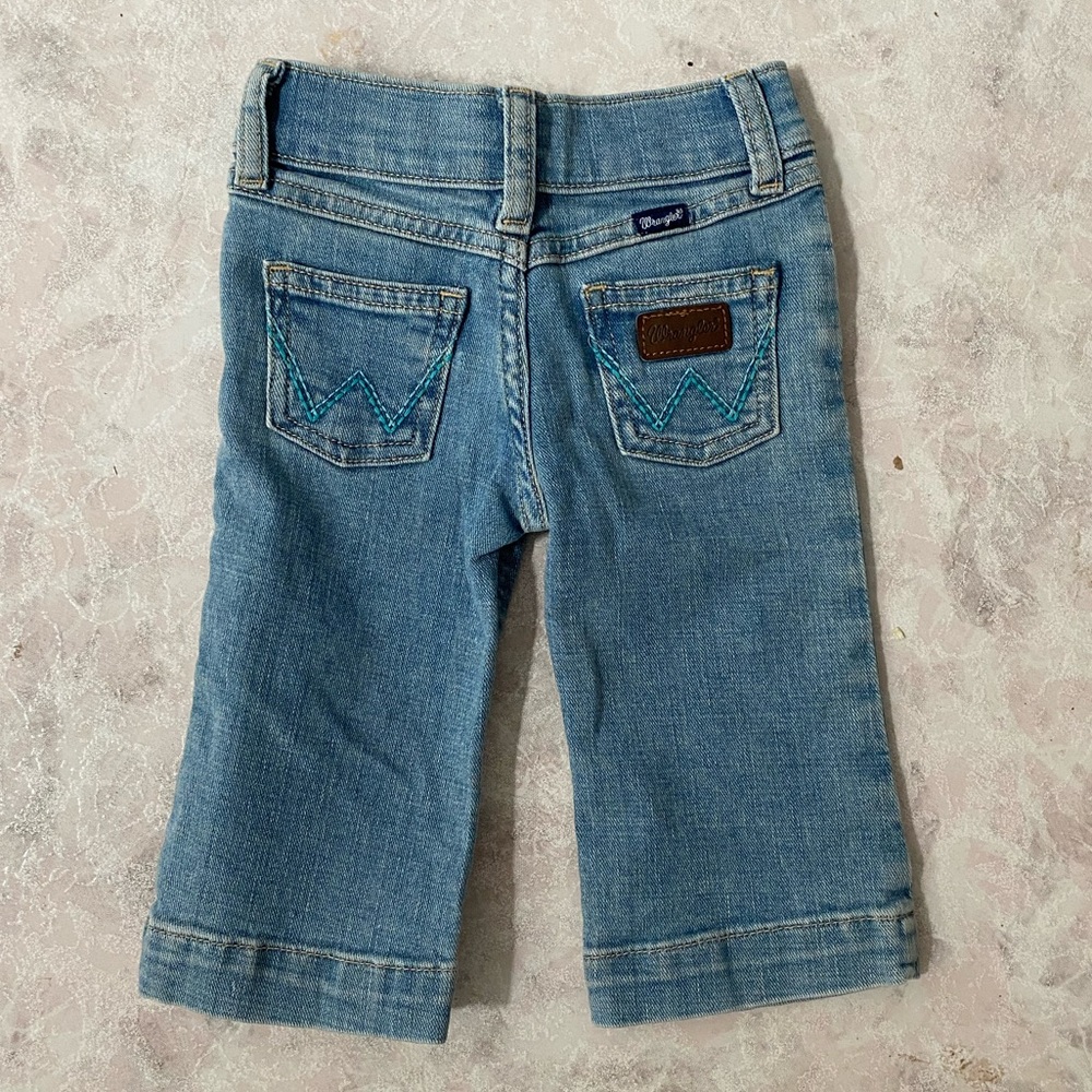NWOT Wrangler Light Wash Denim Jeans 6-9 Months